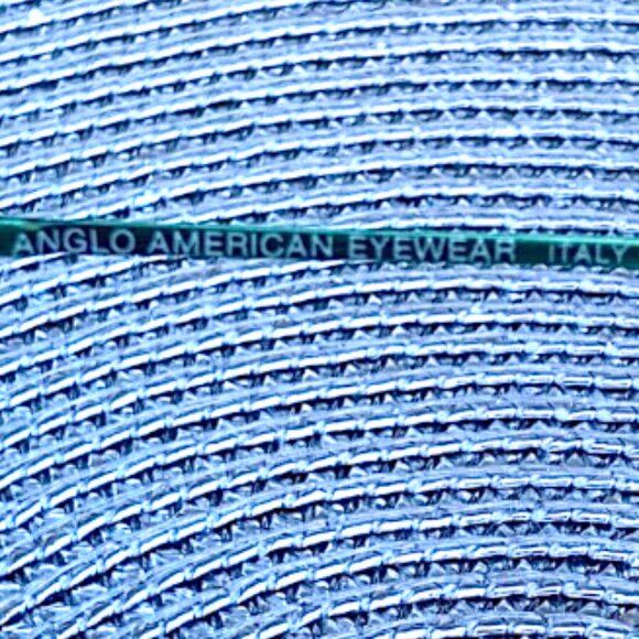 Vintage Frames Semi Rimless Anglo American Eyewear MOD M63 Metallic Green - Picture 13 of 14